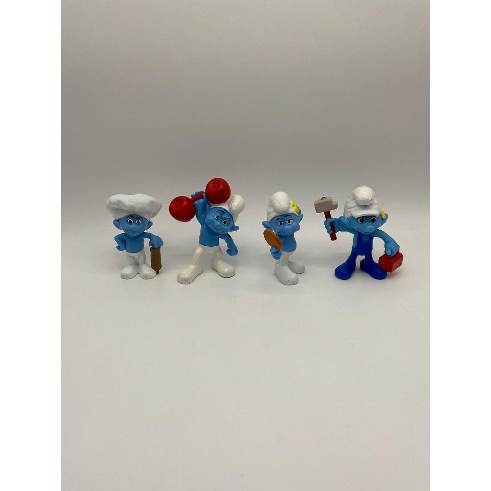 2011 McDonald's Peyo The Smurfs Happy Meal Toy Set